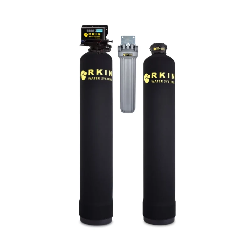 Salt-Free Water Conditioner and Well Water Filter Combo