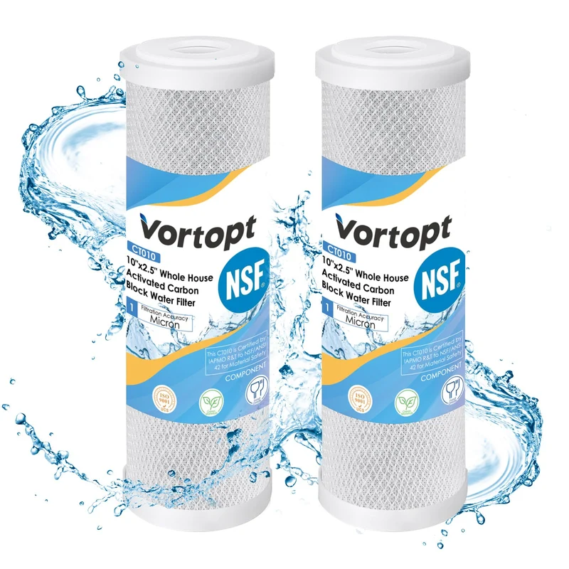 2CTO-10 Replacement Cartridge for Any Standard RO Unit, Vortopt