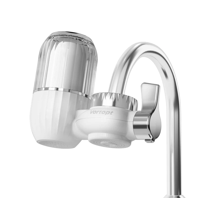T4-ACF Faucet Water Filter with Transparent Shell, Vortopt