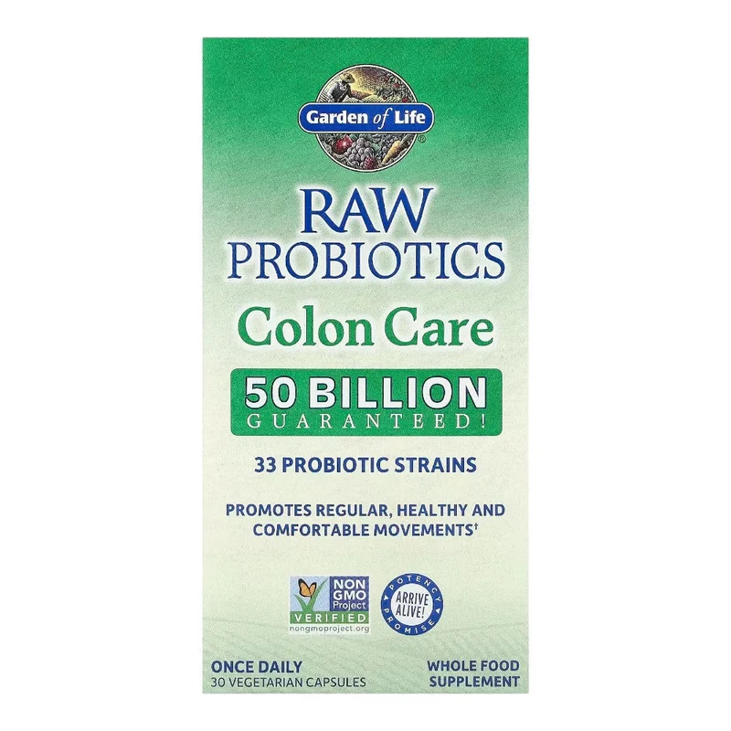 Raw Probiotics Colon Care 30 Caps