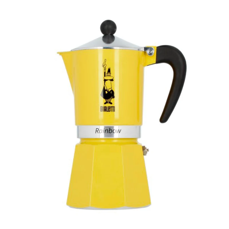 Cafetera Bialetti Rainbow 6tz Amarillo