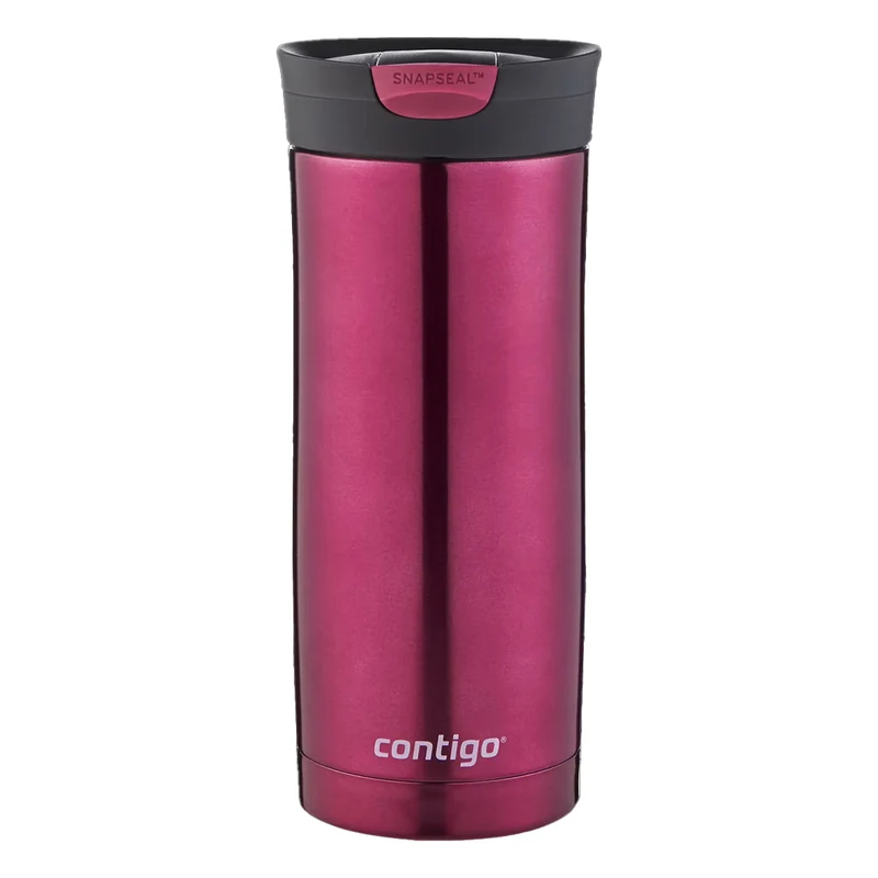 Termo Acero Inoxidable Byron 2.0 SS Snapseal Granate Contigo 470 ml