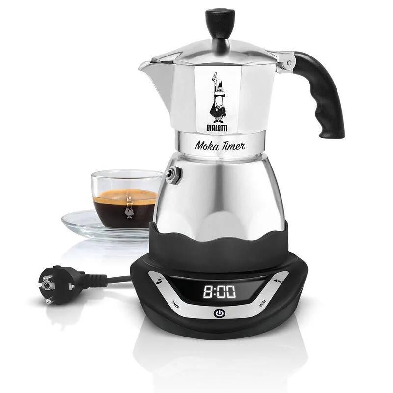Cafetera Italiana Eléctrica Bialetti Moka Timer 365 W