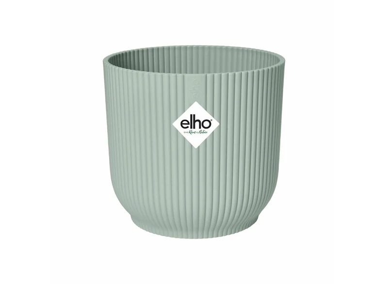 Macetero Vibes Fold Round Elho 14cm Verde Sorbete