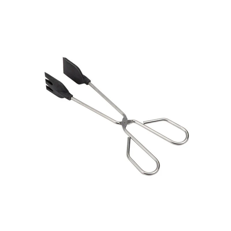 Pinzas De Cocina Con Pala De Silicona/inox. 30cm