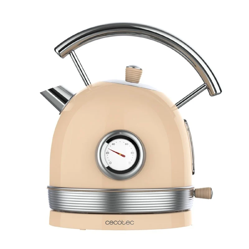 Cecotec Hervidor De Agua Thermosense 420 Vintage Light Beige
