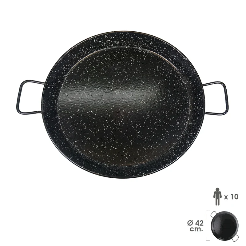 Paellera Valenciana esmaltada 10 personas 42 cm
