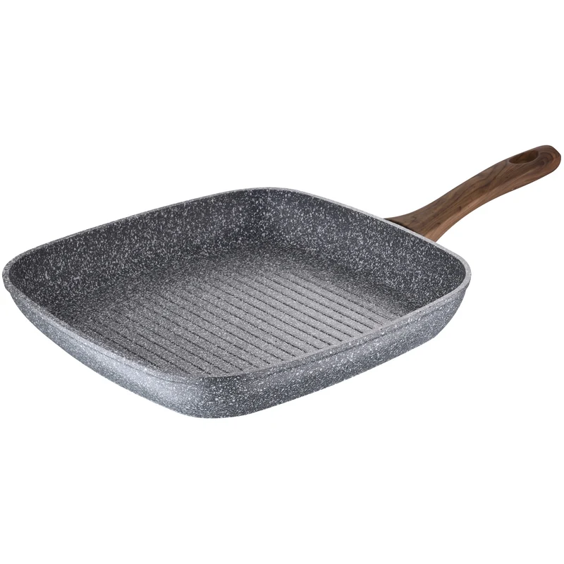 Sartén Asador 28x28cm Aluminio Forjado, Apta Para Inducción, Colección Daimiel