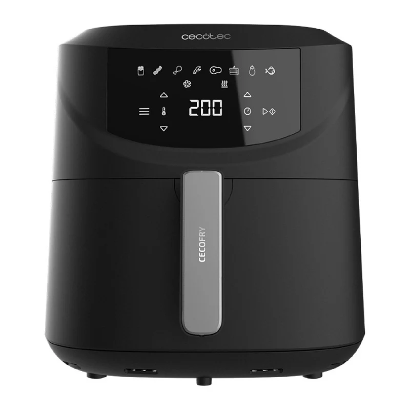 Freidora Sin Aceite De 7,6 L Aire Caliente Cecofry Absolute 7600. 2000 W, Digital Y Compacta, Tecnología Perfectcook, Temperadura Y Tiempo Regulable