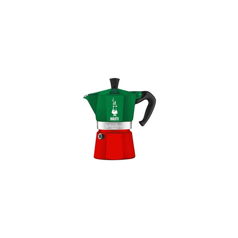 Cafetera Manual Bialetti 0005322 Cafetera Italiana 0,13 L Verde, Rojo