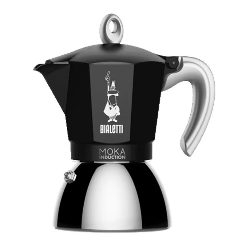 Bialetti New Moka Induction Negro 4 Cups