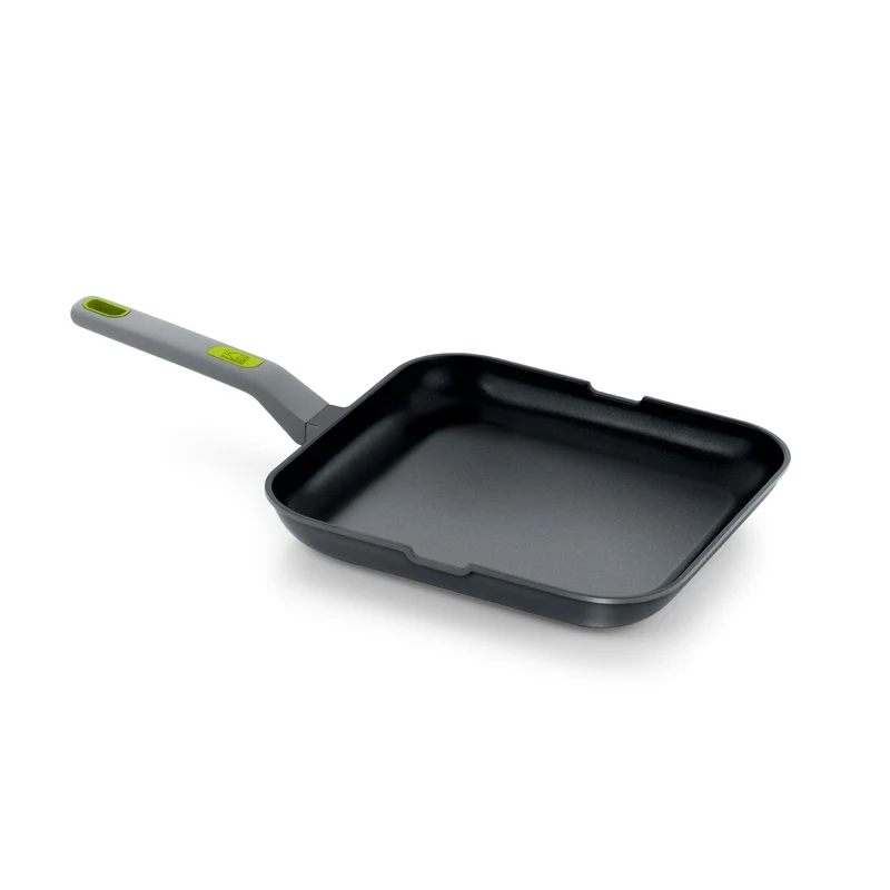 Grill 28CM Aluminio Fundido 100% Reciclado con Antiadherente Cerámico BRA Life