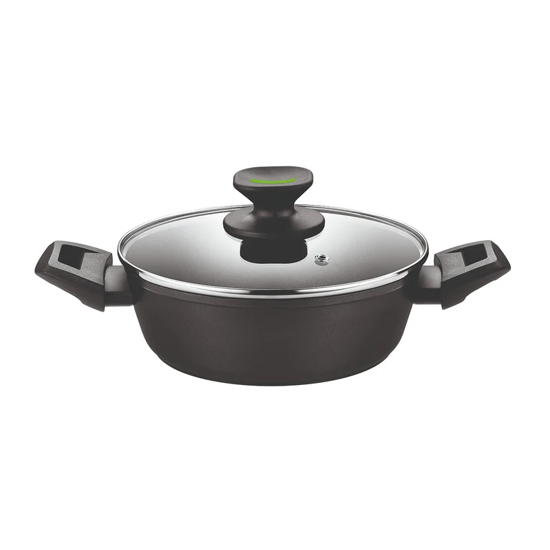 Cacerola Baja 28CM Green Aluminio Forjado Antiadherente Bicapa Monix