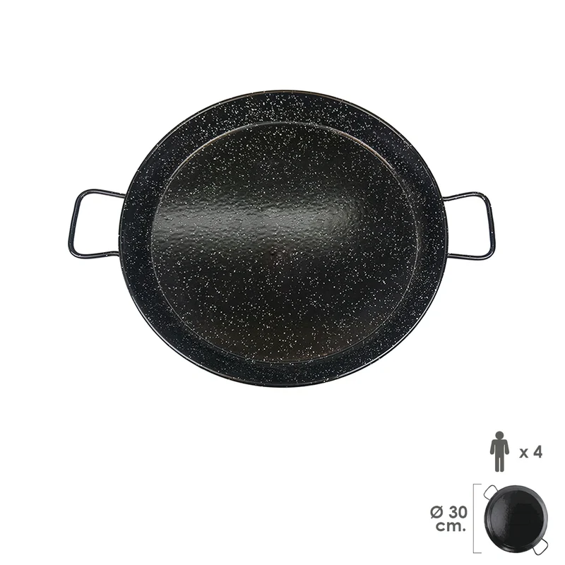 Paellera Valencciana esmaltada 4 personas 30 cm