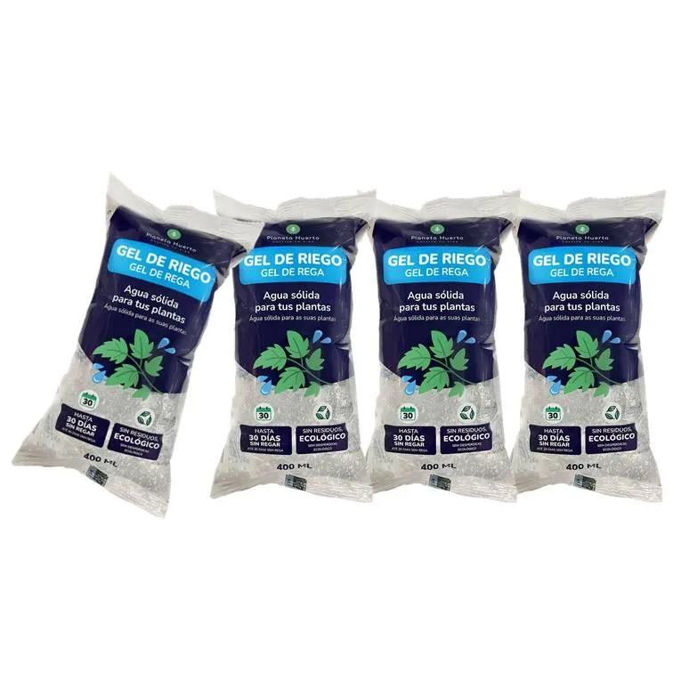 Pack 4 x Gel de Riego Planeta Huerto 400 ml