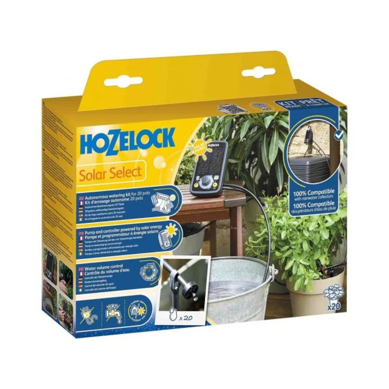 Kit de Riego automático Solar Select Hozelock