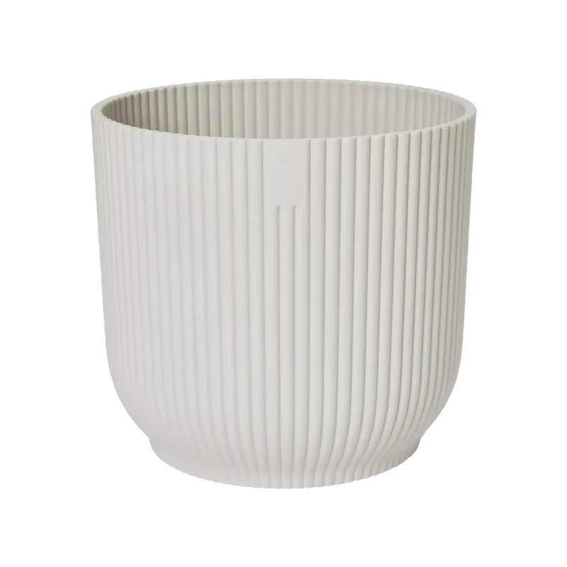 Macetero vibes fold round silky white Elho 25 cm
