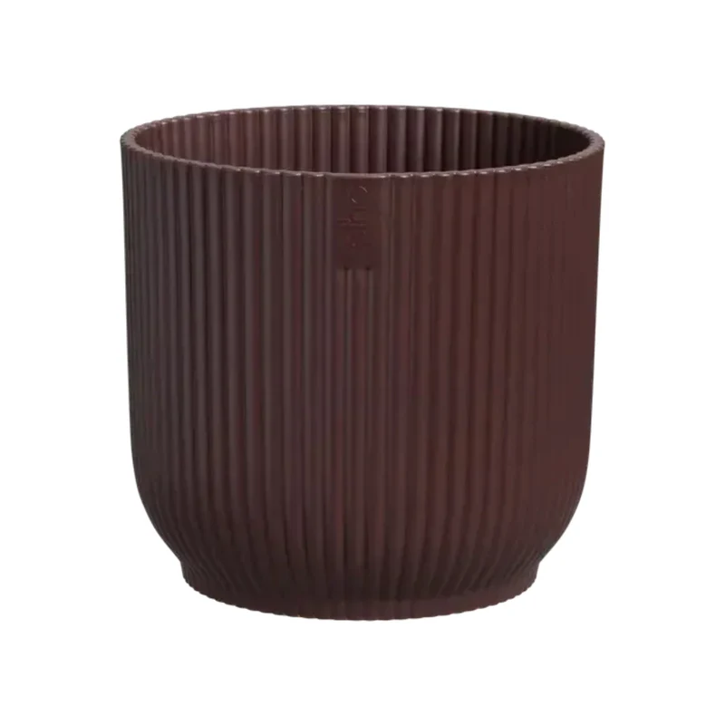 Macetero reciclado Winery rojo burdeos Elho 22 cm