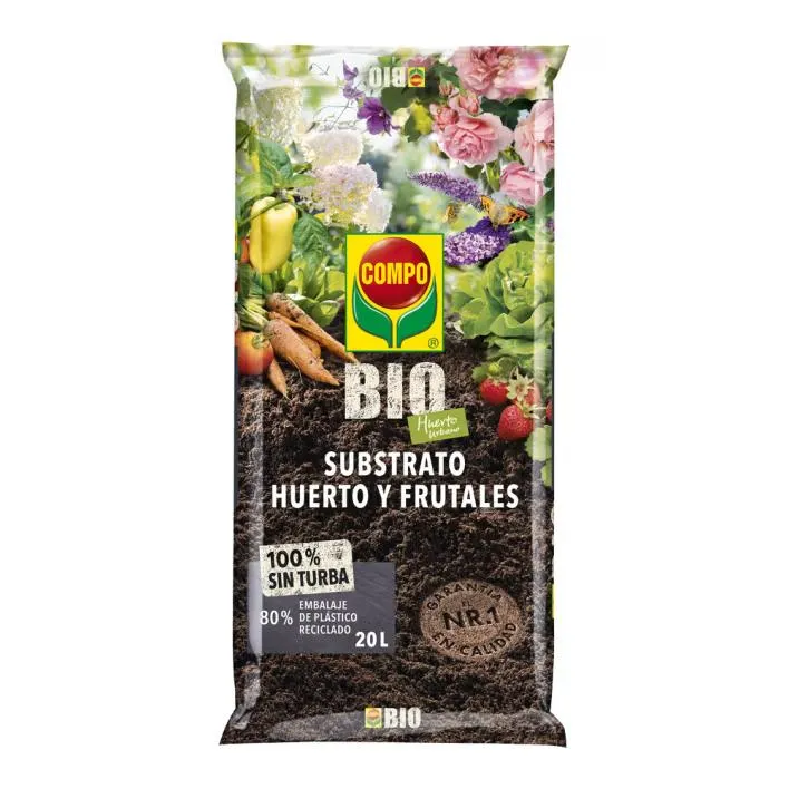Compo Bio Sustrato Huerto Urbano 5 L
