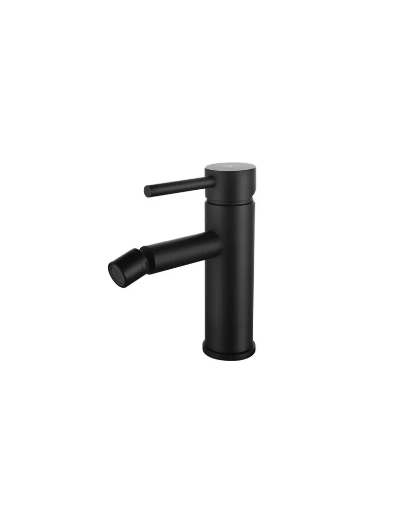 Plenum Grifo de Bidet Monomando de Fácil Instalación | Color Acero-Oro-Negro | Negro mate