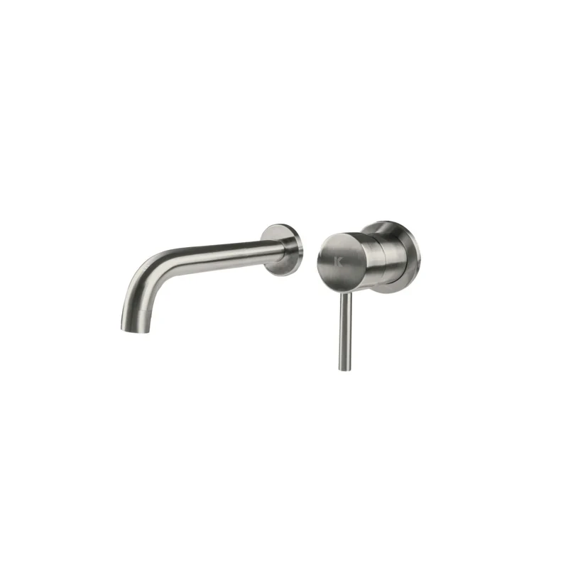 Plenum Grifo de Baño Monomando Empotrado de Fácil Instalación con Mezclador | Color Acero-Oro-Negro | Acero