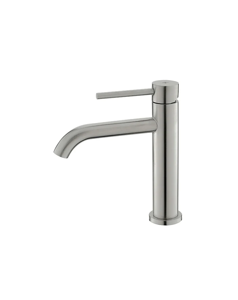Plenum Grifo de Baño Monomando Color Negro de Fácil Instalación con Mezclador | Color Acero-Oro-Negro Mate | Acero