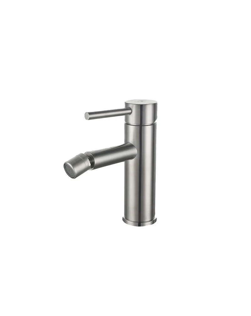 Plenum Grifo de Bidet Monomando de Fácil Instalación | Color Acero-Oro-Negro | Acero