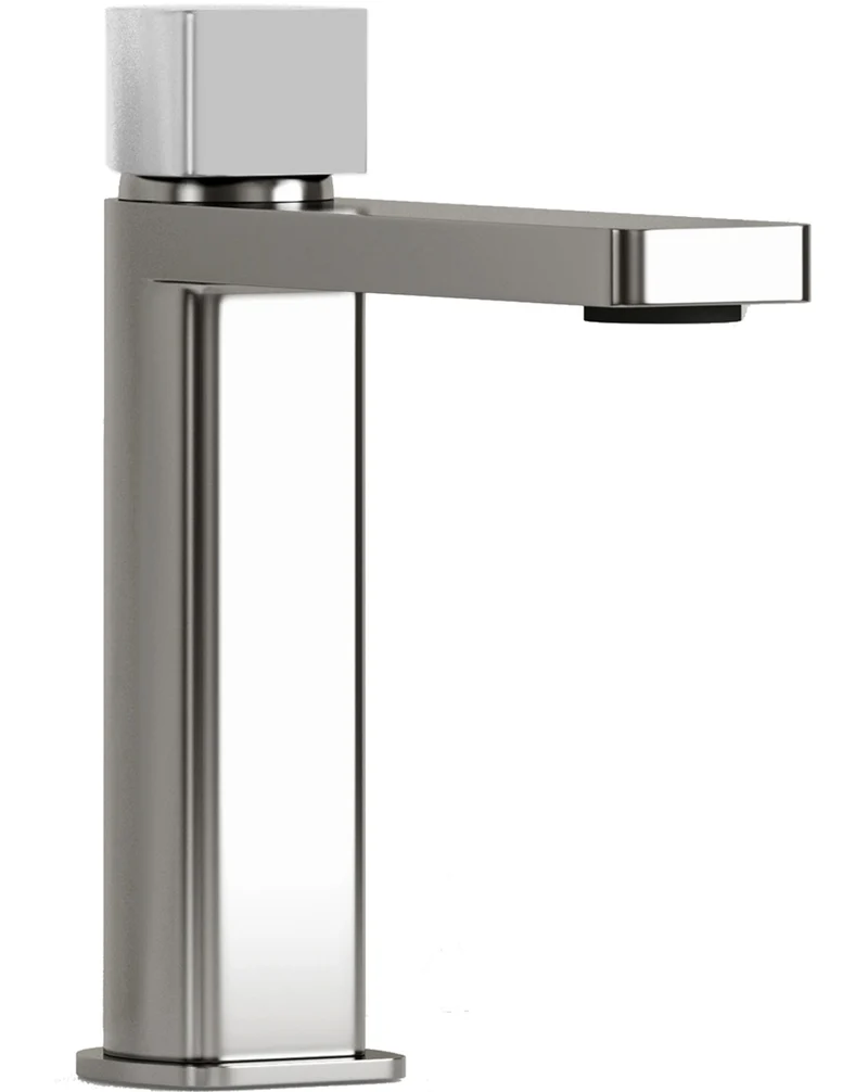 Combi Grifo de Baño Monomando de Fácil Instalación con Mezclador | Colores| Maneta Personalizable | Plata metálico