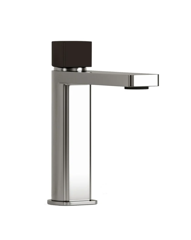 Combi Grifo de Baño Monomando de Fácil Instalación con Mezclador | Colores| Maneta Personalizable | Negro azabache