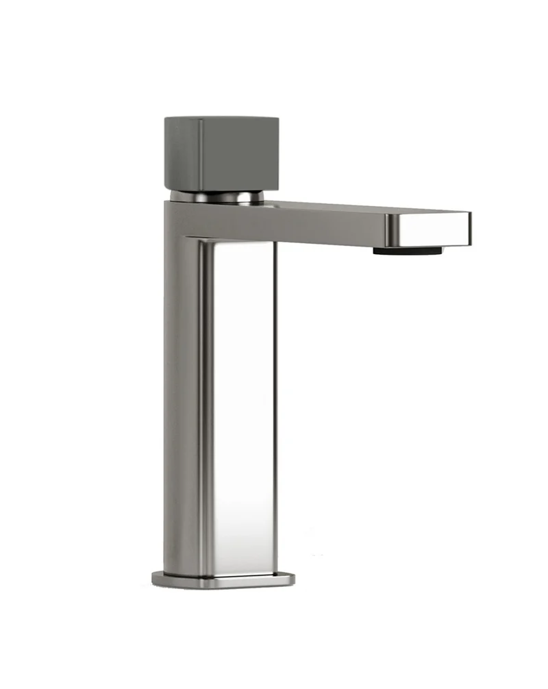 Combi Grifo de Baño Monomando de Fácil Instalación con Mezclador | Colores| Maneta Personalizable | Gris cemento