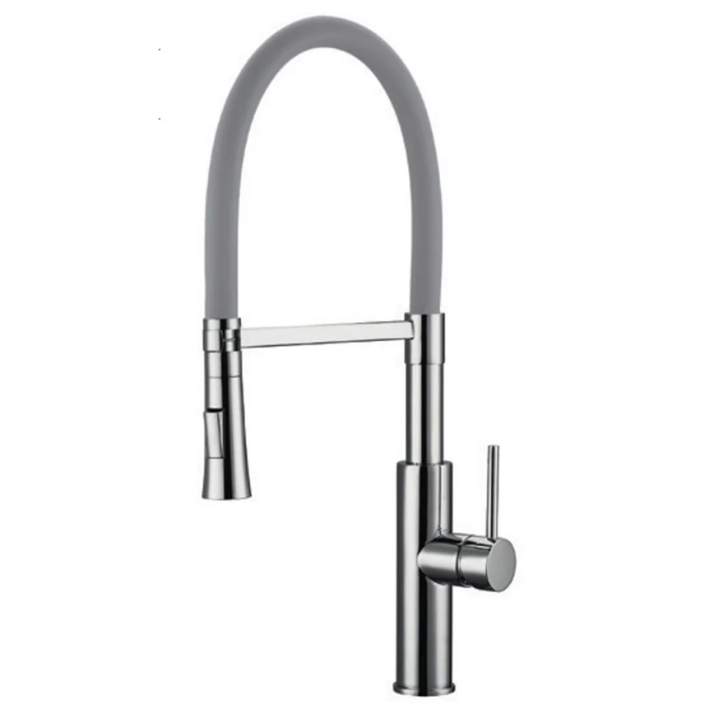 Monomando fregadero vertical Pilot | Gris