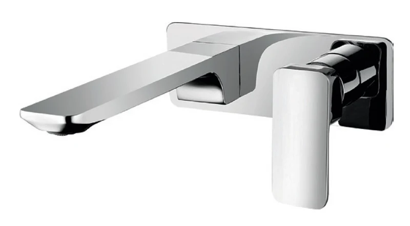 Skara Grifo de Baño Monomando Empotrado de Fácil Instalación | Grifo de Lavabo Empotrable para Baño con Mezclador | Color Cromo