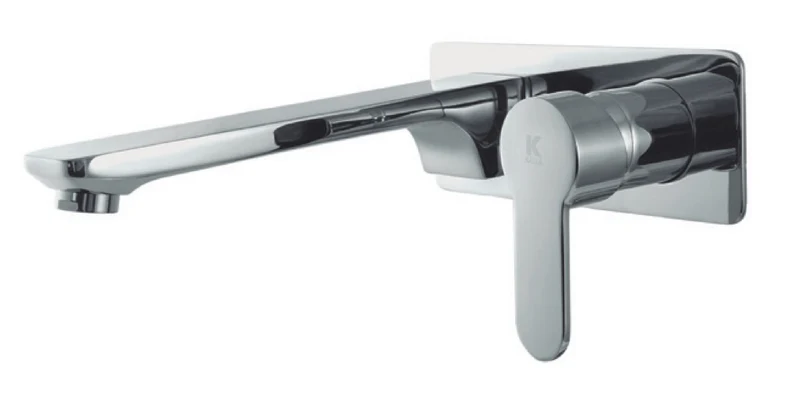 Omnia Grifo de Baño Monomando Empotrado de Fácil Instalación | Grifo de Lavabo Empotrable para Baño con Mezclador | Color Cromo