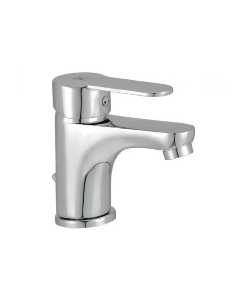 Omnia Grifo de Baño Monomando de Fácil Instalación | Grifo de Lavabo para Baño Con Mezclador | Color Cromo