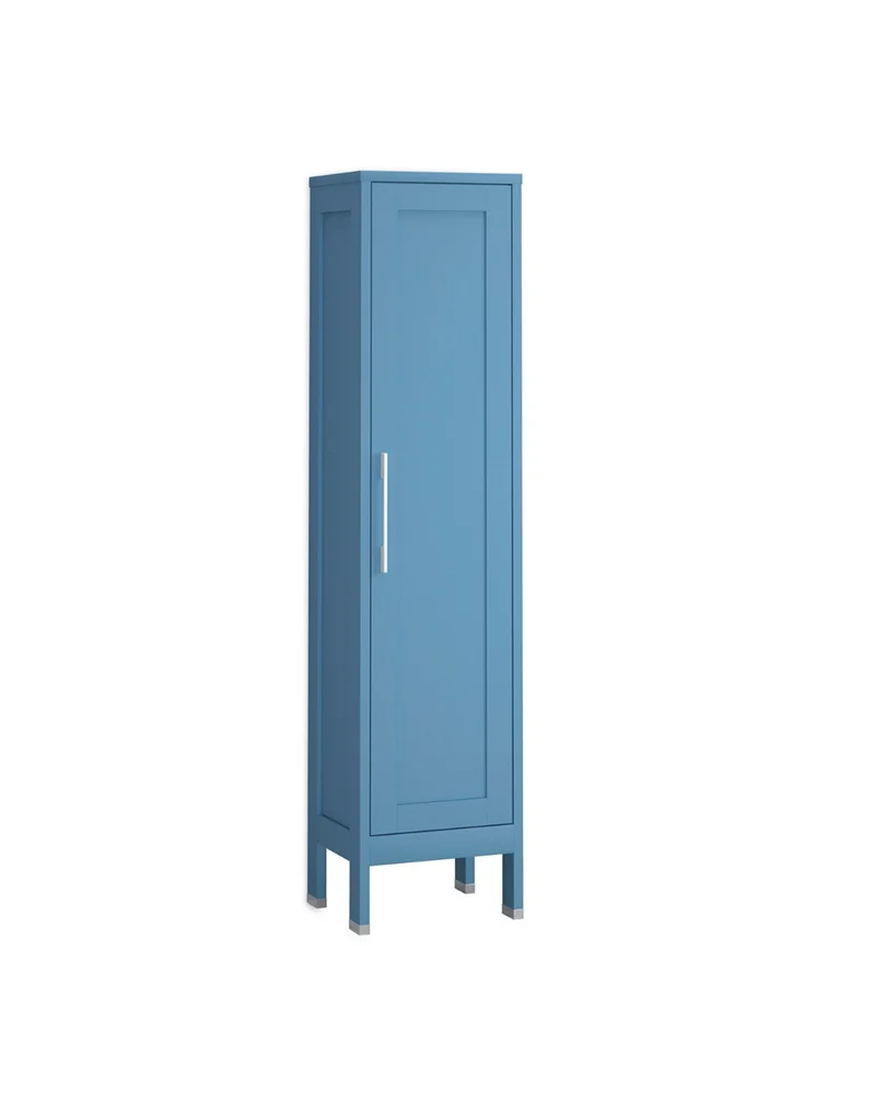 Toscana Columna de Baño a Suelo 1 Puerta | Armario Alto Baño con Patas 160x35,7x32,5cm | Island Mate