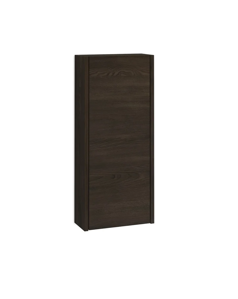 Joker Mueble Auxiliar de Baño Suspendido 1 Puerta con Cierre Amortiguado| Armario Baño Colgante 80x34,9x17cm | Wengué nature