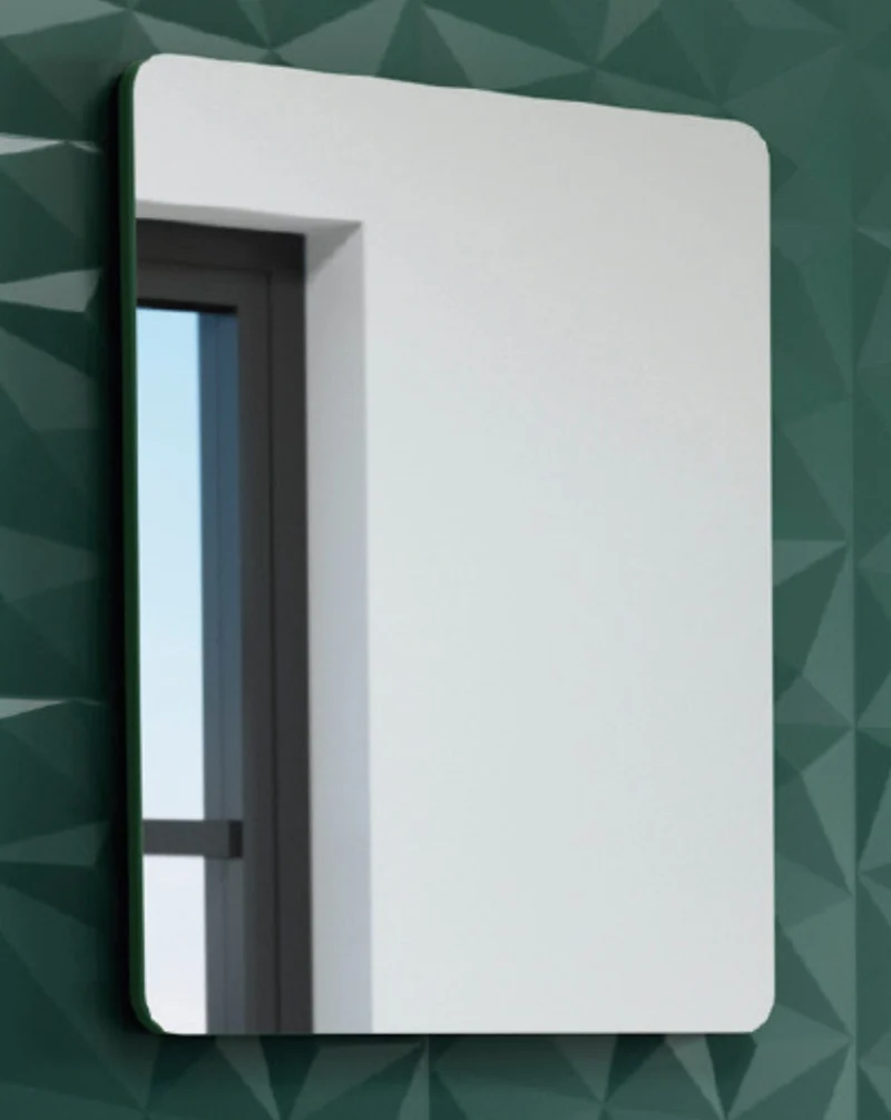 Versa Espejo de Pared Rectangular | Espejo Decorativo Rectangular | Espejo de Baño Rectangular 45-55cm