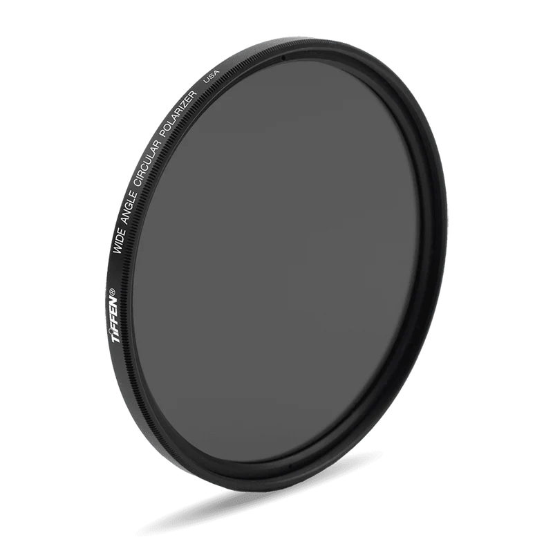 Polarizador circular de gran angular con rosca de filtro