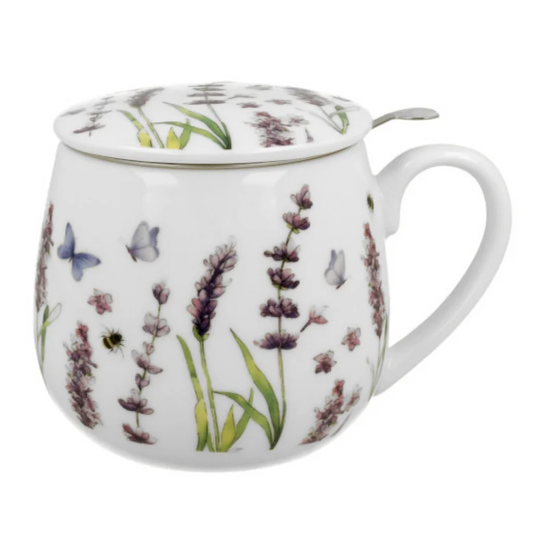 Taza Premium con Infusor "Lavanda"
