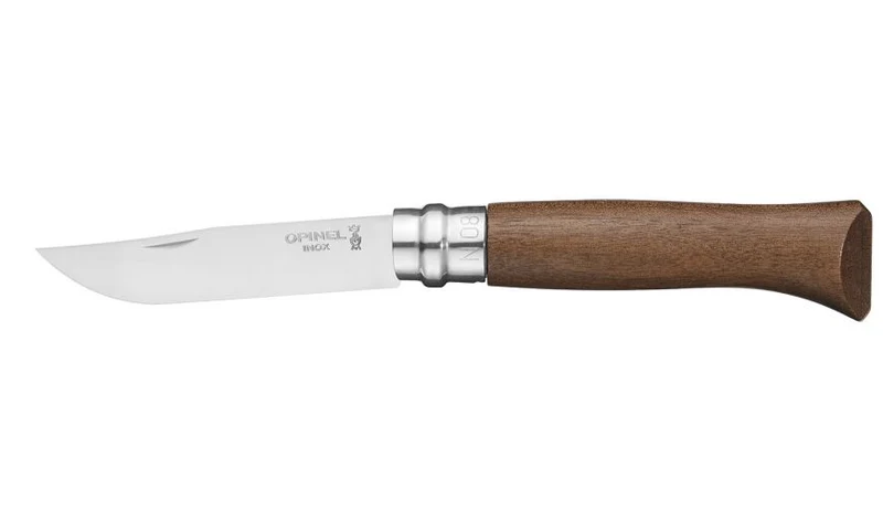 Navaja Inox N° 08 Nogal