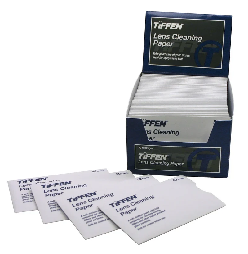 Papel de limpieza de lentes Tiffen