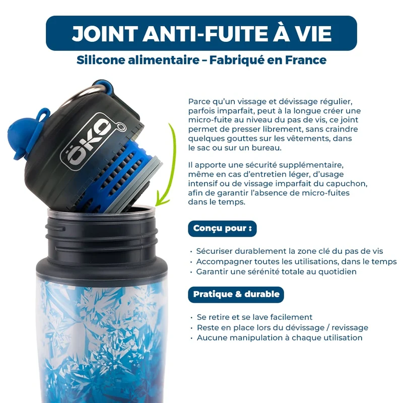 Joint anti fuite gourde filtrante ÖKO