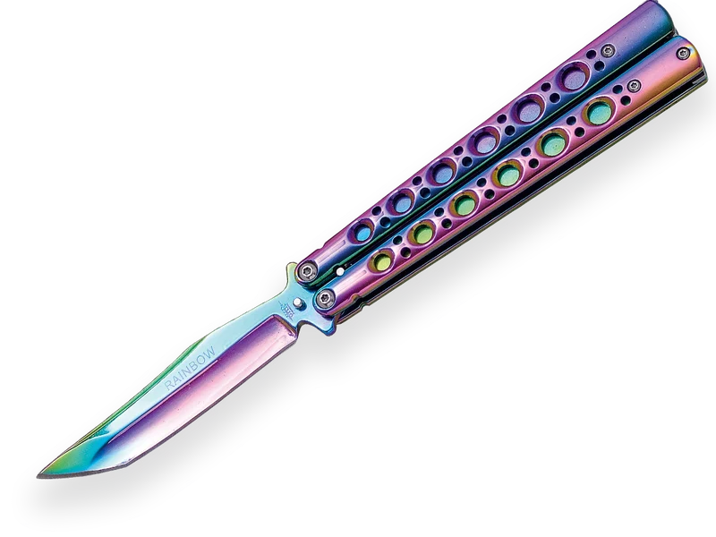 Navaja Abanico Rainbow
