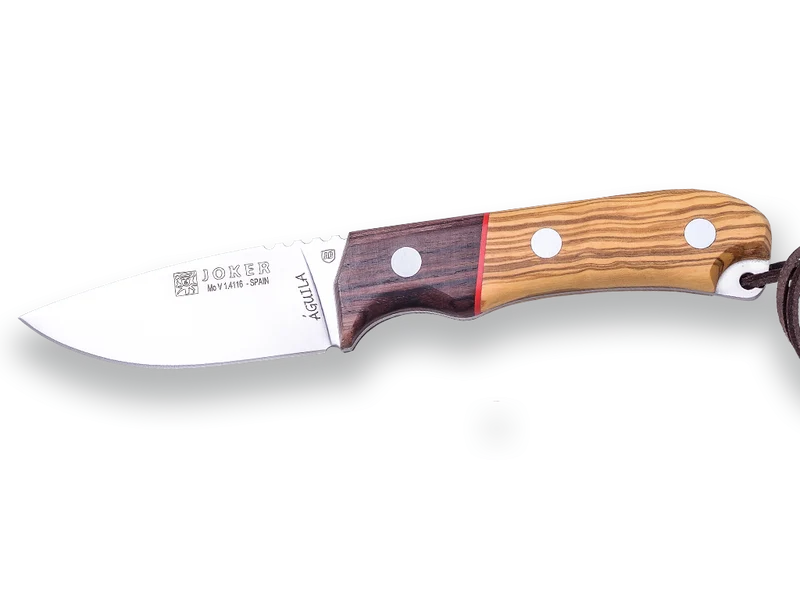 Cuchillo Bushkraft Joker Aguila en Madera de Olivo