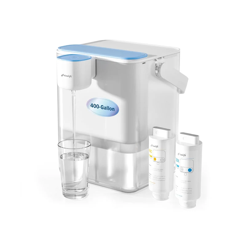 Dispensador de agua con filtro de encimera Frizzlife de 8 etapas, MD40