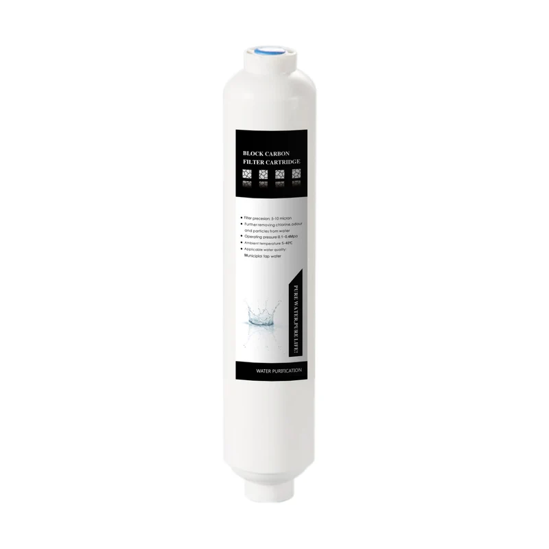 Filtro de carbón de repuesto universal FRIZZLIFE QCTO para la segunda etapa del sistema de ósmosis inversa del acuario