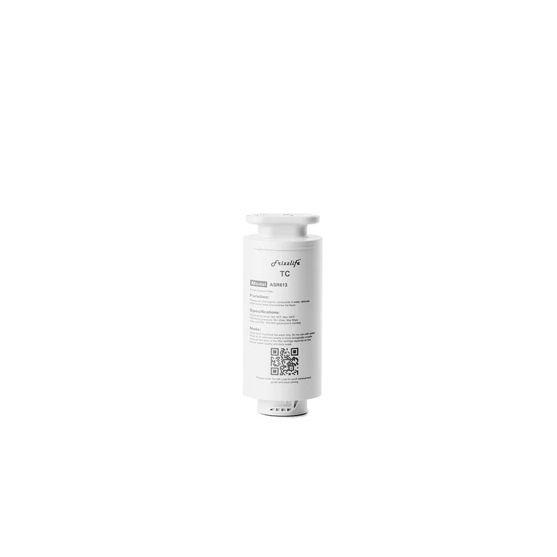 Cartucho de filtro posterior de repuesto Frizzlife ASR613 para sistema de ósmosis inversa PD1200 (3.ª etapa)