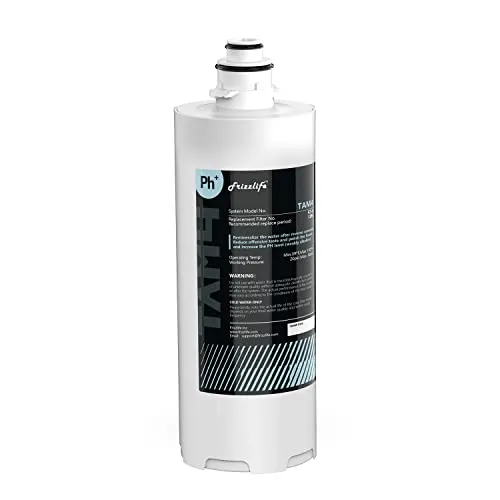 【Pre-pedido】 Kit de filtro de repuesto Frizzlife para filtro TAM4, con cartucho de filtro FZ-4 en su interior, para sistema de ósmosis inversa PD800-TAM4/PD1000-TAM4 (3.ª etapa) y filtro alcalino de remineralización TAM4.