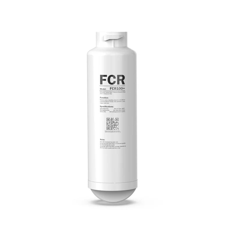 Cartucho de filtro de membrana de ósmosis inversa de repuesto Frizzlife FCR100+ para sistema de filtro de agua de ósmosis inversa de encimera WB99