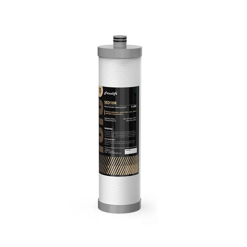 Cartucho de filtro de repuesto Frizzlife SED10R para DW10 y TW10